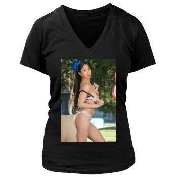 Jade Kush Women's Deep V-Neck TShirt