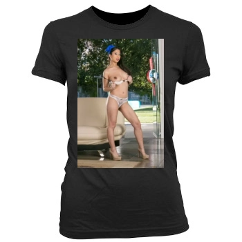 Jade Kush Women's Junior Cut Crewneck T-Shirt