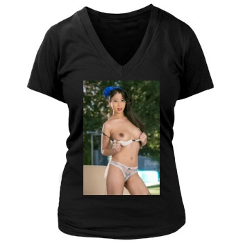 Jade Kush Women's Deep V-Neck TShirt