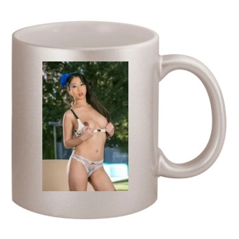 Jade Kush 11oz Metallic Silver Mug