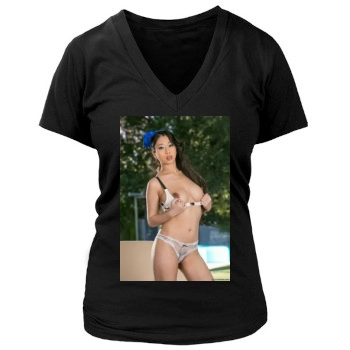 Jade Kush Women's Deep V-Neck TShirt