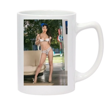 Jade Kush 14oz White Statesman Mug