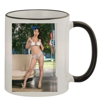 Jade Kush 11oz Colored Rim & Handle Mug