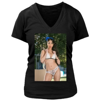 Jade Kush Women's Deep V-Neck TShirt