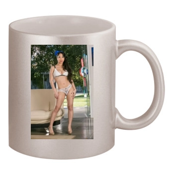 Jade Kush 11oz Metallic Silver Mug