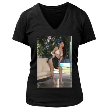 Jade Kush Women's Deep V-Neck TShirt