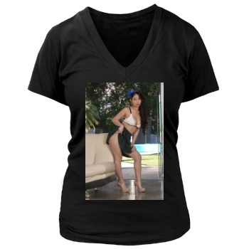 Jade Kush Women's Deep V-Neck TShirt