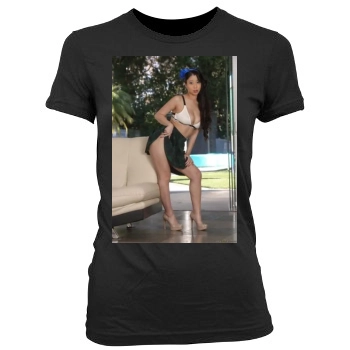 Jade Kush Women's Junior Cut Crewneck T-Shirt