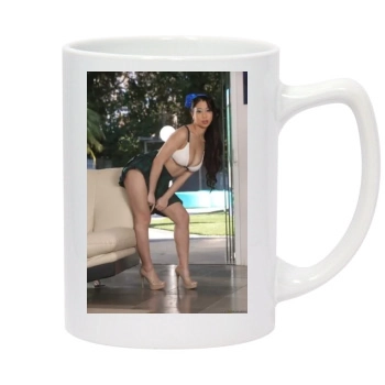 Jade Kush 14oz White Statesman Mug