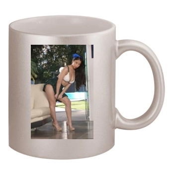 Jade Kush 11oz Metallic Silver Mug