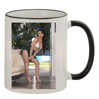 Jade Kush 11oz Colored Rim & Handle Mug