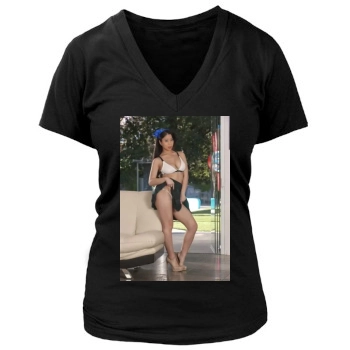 Jade Kush Women's Deep V-Neck TShirt