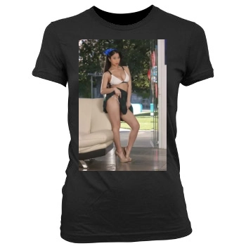 Jade Kush Women's Junior Cut Crewneck T-Shirt