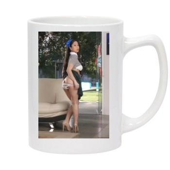 Jade Kush 14oz White Statesman Mug