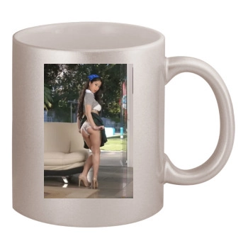 Jade Kush 11oz Metallic Silver Mug