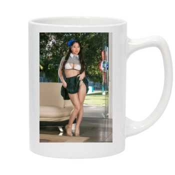 Jade Kush 14oz White Statesman Mug