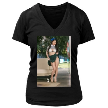 Jade Kush Women's Deep V-Neck TShirt