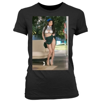 Jade Kush Women's Junior Cut Crewneck T-Shirt