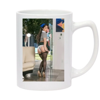 Jade Kush 14oz White Statesman Mug