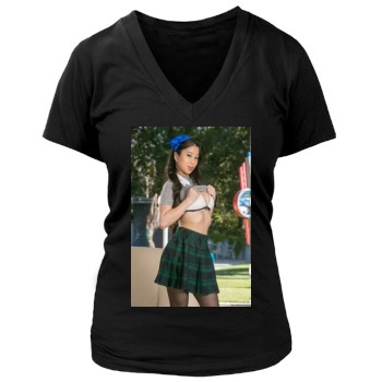 Jade Kush Women's Deep V-Neck TShirt