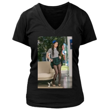 Jade Kush Women's Deep V-Neck TShirt