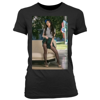 Jade Kush Women's Junior Cut Crewneck T-Shirt