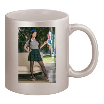 Jade Kush 11oz Metallic Silver Mug