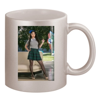 Jade Kush 11oz Metallic Silver Mug