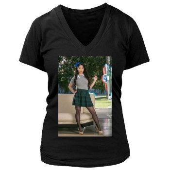 Jade Kush Women's Deep V-Neck TShirt