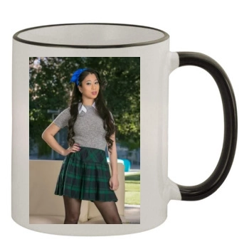 Jade Kush 11oz Colored Rim & Handle Mug