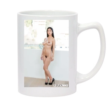 Jade Kush 14oz White Statesman Mug