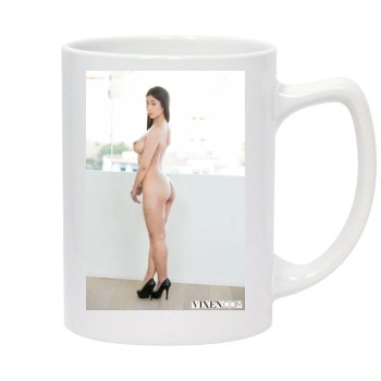 Jade Kush 14oz White Statesman Mug