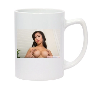 Jade Kush 14oz White Statesman Mug