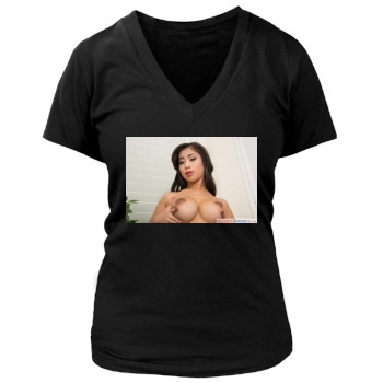 Jade Kush Women's Deep V-Neck TShirt