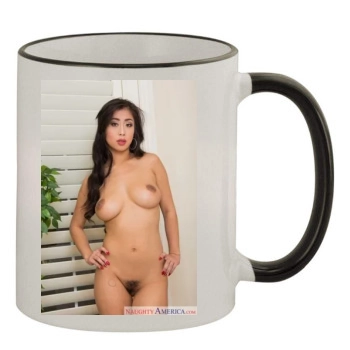 Jade Kush 11oz Colored Rim & Handle Mug