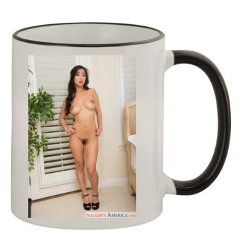 Jade Kush 11oz Colored Rim & Handle Mug