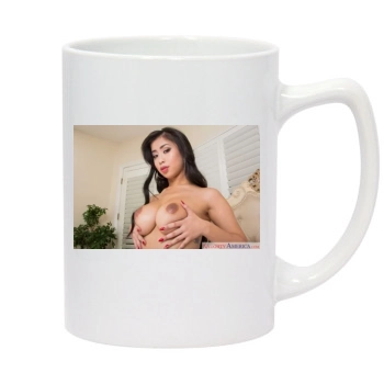 Jade Kush 14oz White Statesman Mug