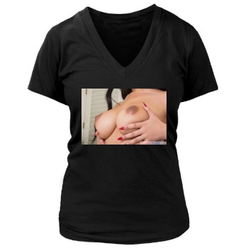 Jade Kush Women's Deep V-Neck TShirt