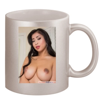 Jade Kush 11oz Metallic Silver Mug