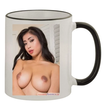 Jade Kush 11oz Colored Rim & Handle Mug