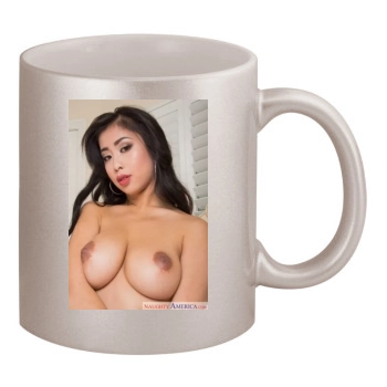 Jade Kush 11oz Metallic Silver Mug