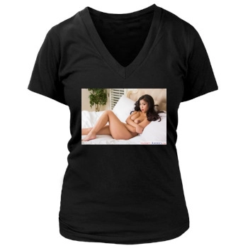 Jade Kush Women's Deep V-Neck TShirt