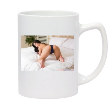 Jade Kush 14oz White Statesman Mug