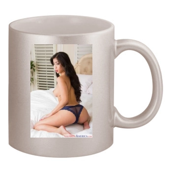 Jade Kush 11oz Metallic Silver Mug