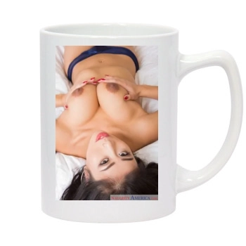 Jade Kush 14oz White Statesman Mug