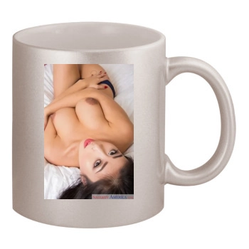 Jade Kush 11oz Metallic Silver Mug