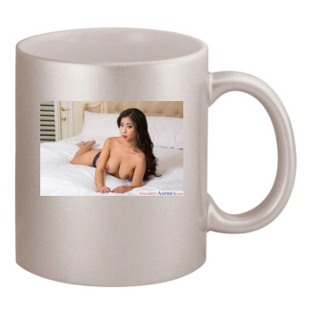 Jade Kush 11oz Metallic Silver Mug