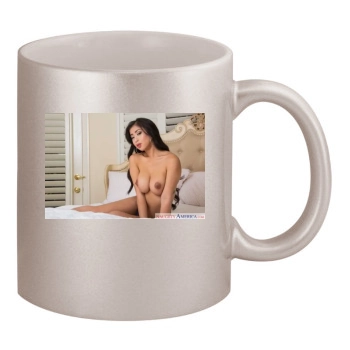 Jade Kush 11oz Metallic Silver Mug