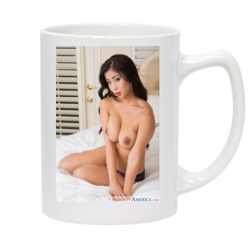 Jade Kush 14oz White Statesman Mug