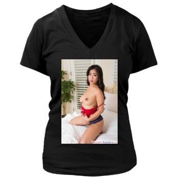 Jade Kush Women's Deep V-Neck TShirt